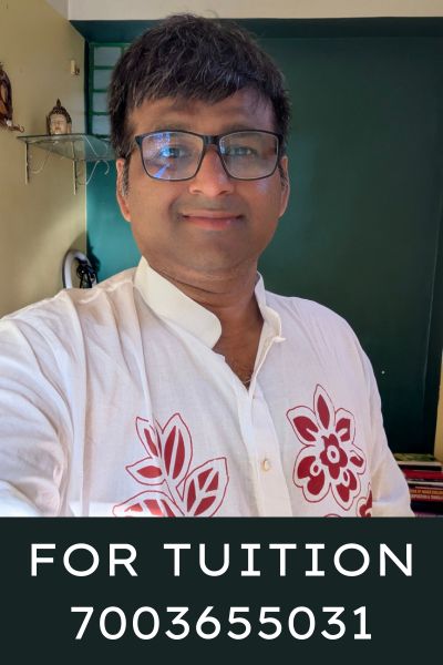 For Tuition to Shovan Sir, Experienced English Teacher and Spoken English Expert with more than 27 years of experience.  